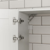 40 inch Modern White Kitchen Pantry Cabinet with Upper & Lower Cabinets