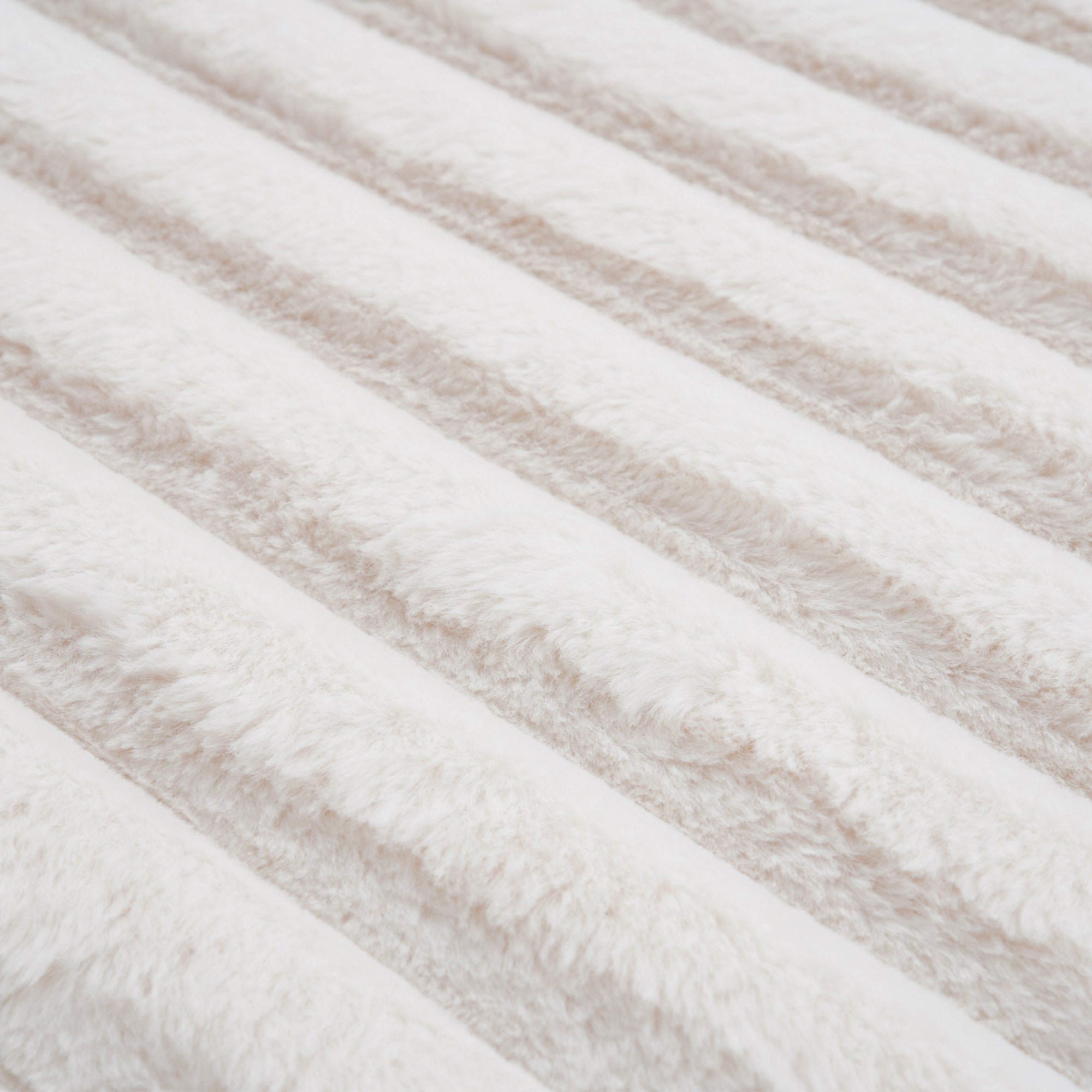 Oversized Modern Lounge Chaise Sofa Bed With Plush Faux Fur Upholstery And Pillow Set