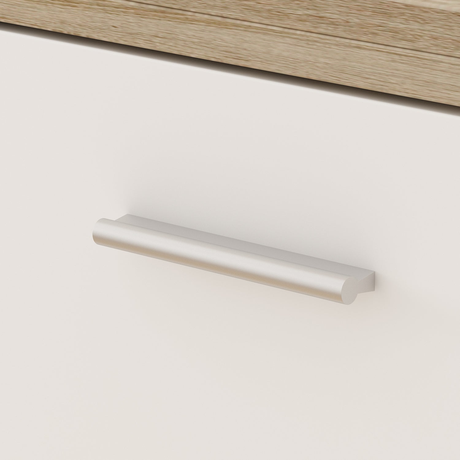 Kitchen Island with Open Storage and Adjustable Shelf Modern Style