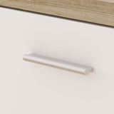 Kitchen Island with Open Storage and Adjustable Shelf Modern Style
