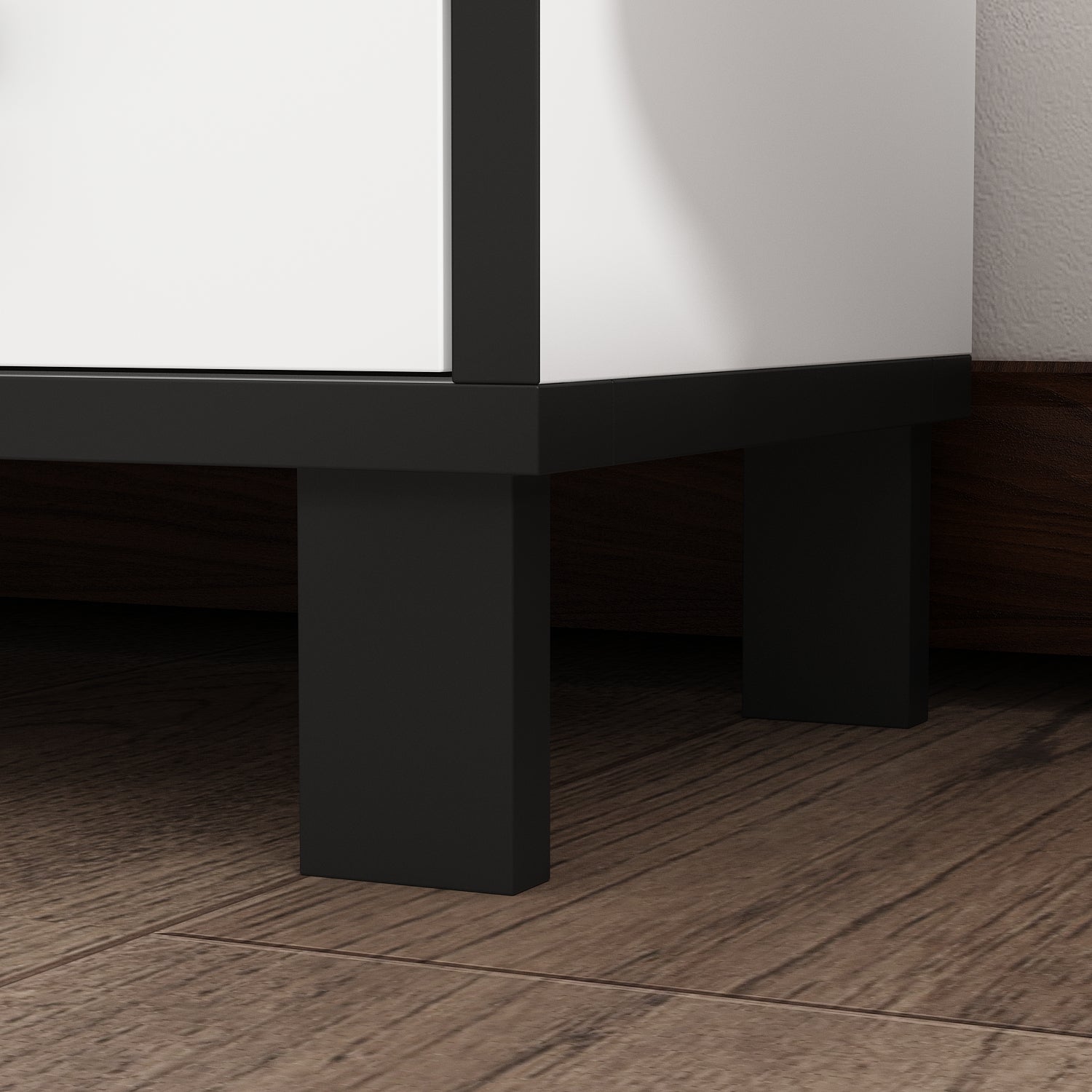 Modern 8-Drawer Storage Cabinet With Square Handles