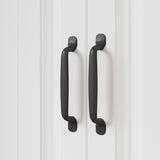 72.2 inches Modern White Kitchen Pantry With Rotating Food Storage Shelves, Door-mounted Racks, Adjustable Shelving