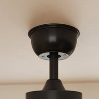 65" Modern Walnut Ceiling Fan with 3 Wood Blades