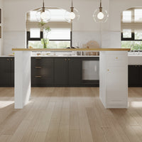 82.7" Modern White Kitchen Island with Storage Cabinet and Drawers