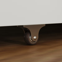 57.8" Modern White Storage Bed with Socket, view 14