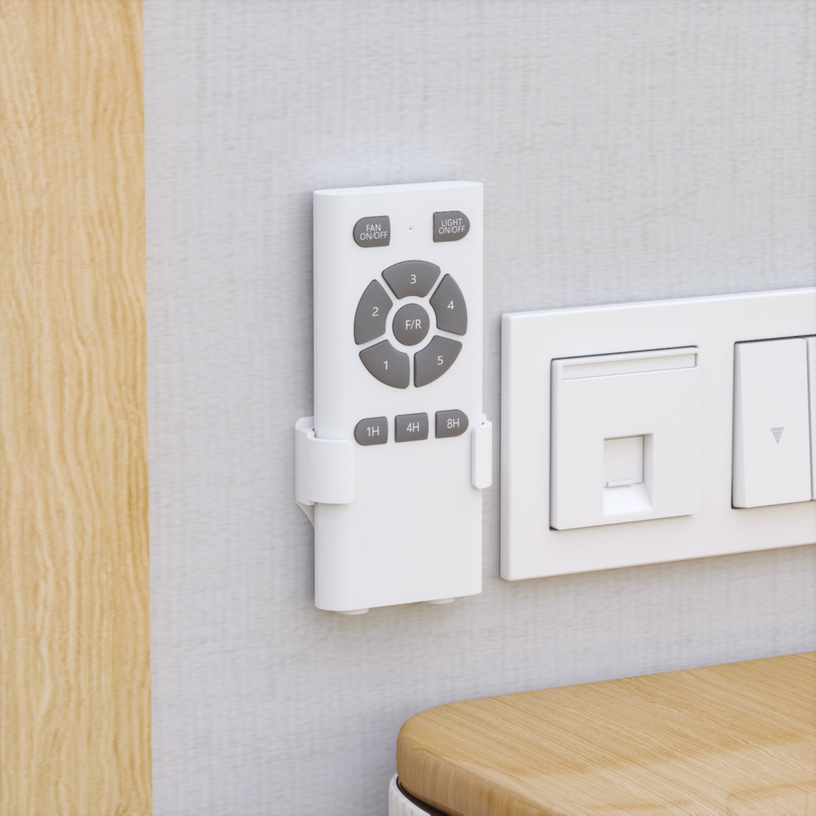 Ceiling Fan with 8 Reversible Blades Remote Control 2-Side Blades