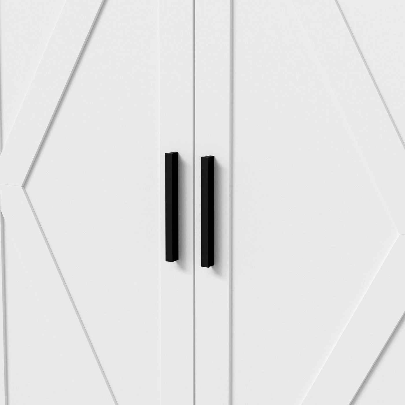 White Armoire with 2 Doors and 2 Drawers