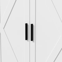 White Armoire with 2 Doors and 2 Drawers