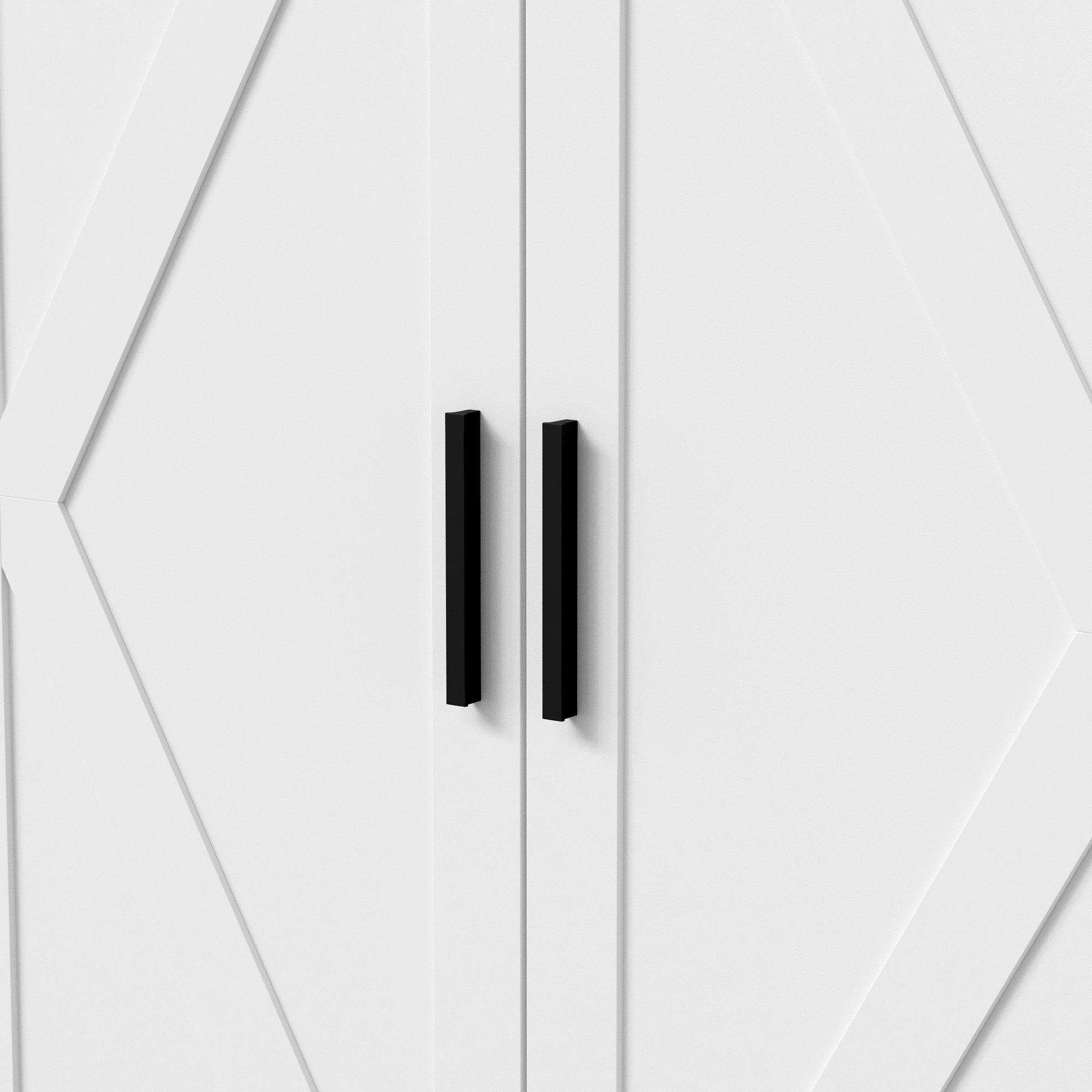 White Armoire with 2 Doors and 2 Drawers