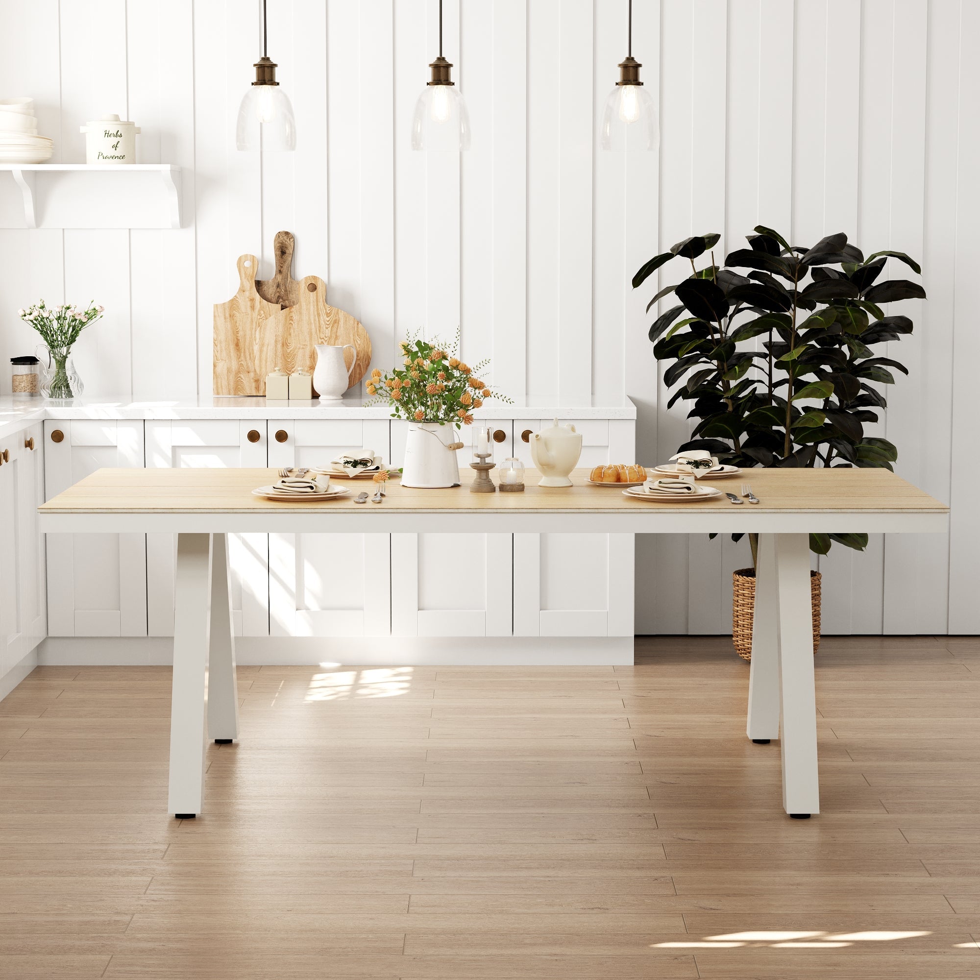 86.6”W Dining Table