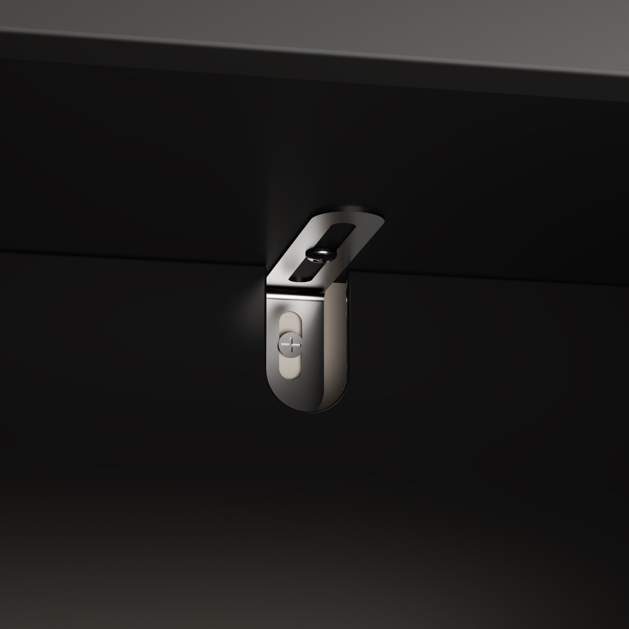 High Gloss TV Stand With Storage