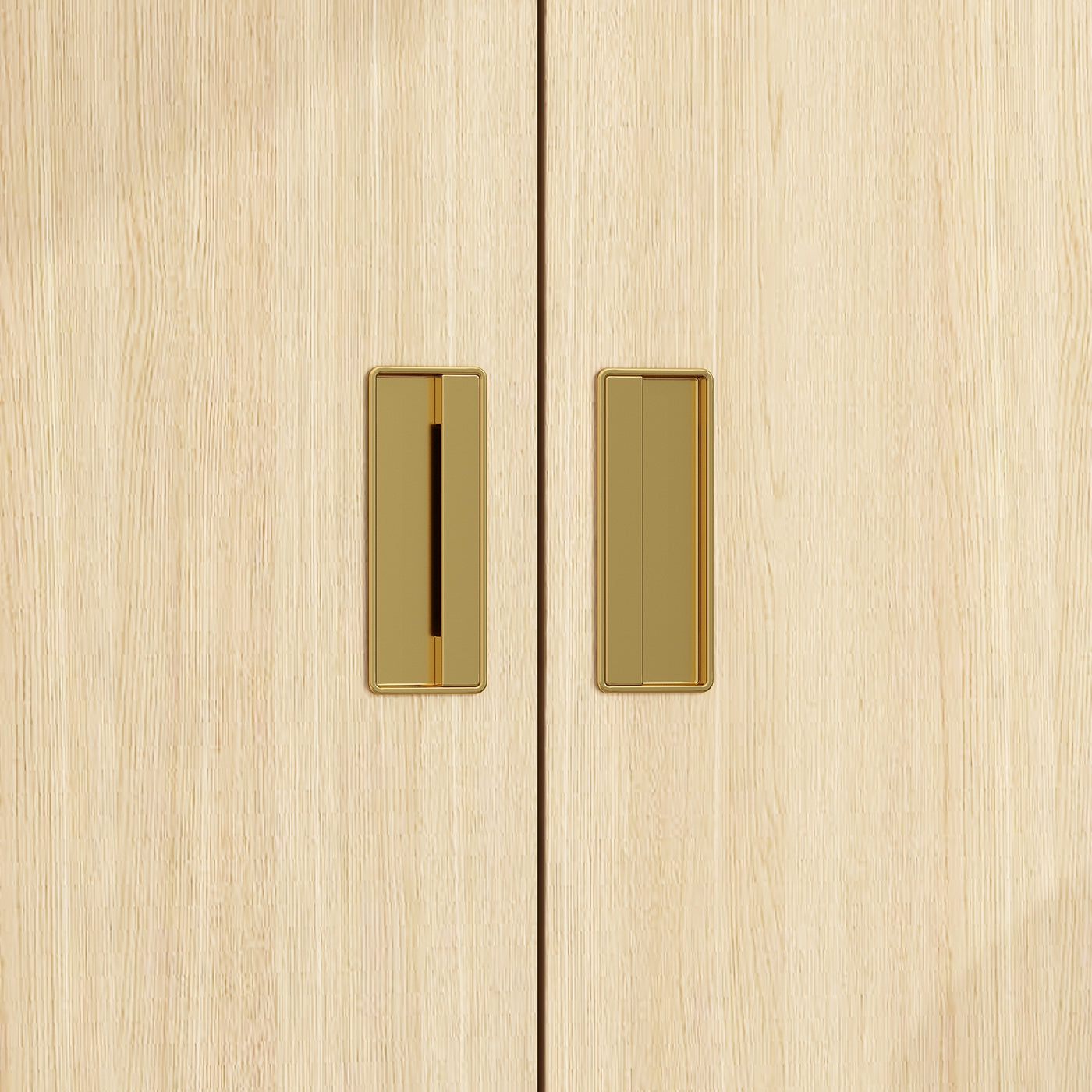 63" Beige Wood‑Grain 8‑Door Armoire Wardrobe with Top Cabinet, Hanging Rod and 2 Bottom Storage Drawers
