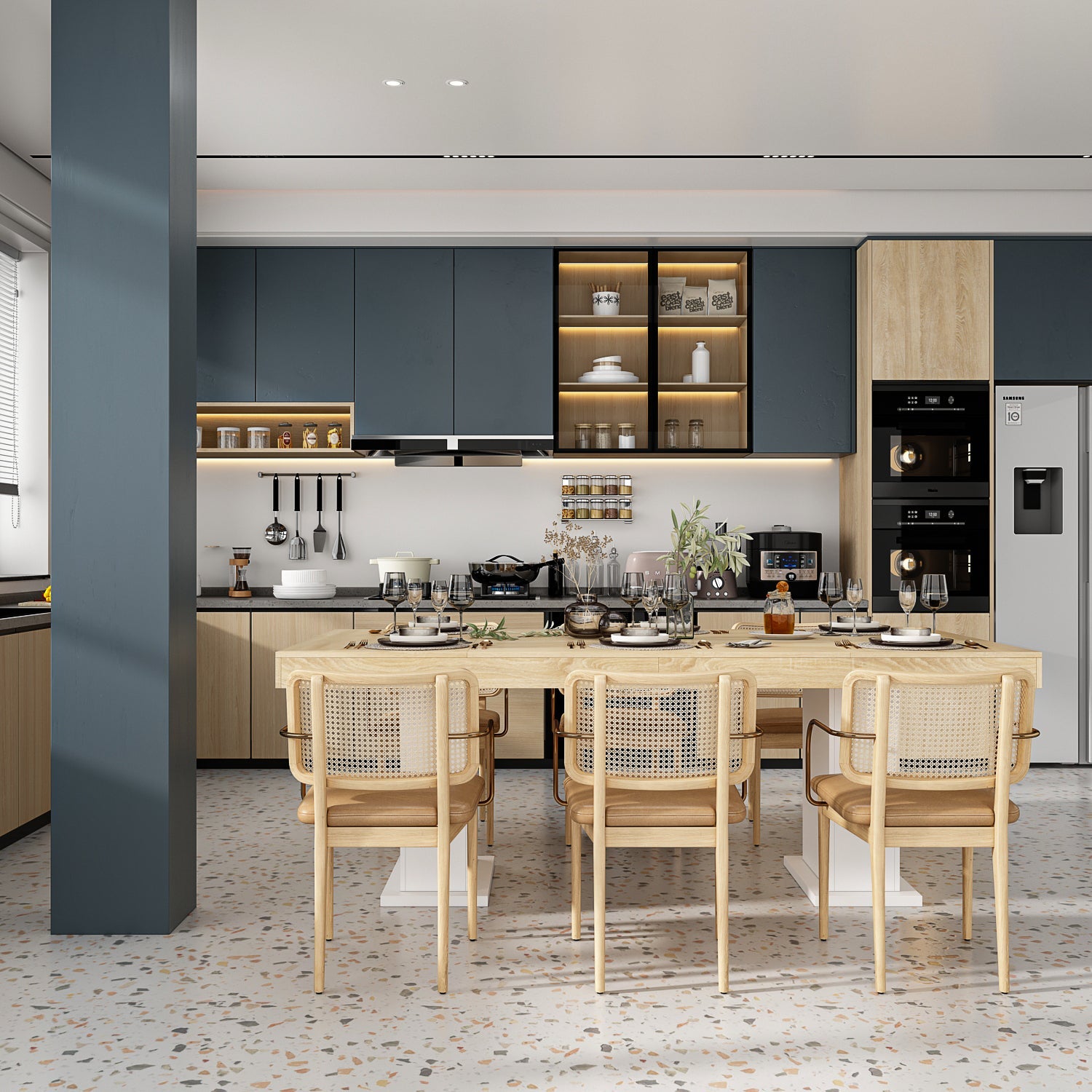 78.7'' L x 39.3'' Wx 28..7'' H Dinning Table