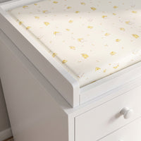 47.2" Modern White Nursery Storage Dresser Chest Changing Table