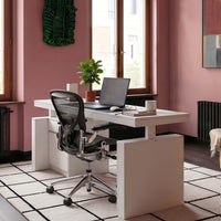 71" Modern Minimalist Standing Desk with File Drawer and Storage Cabinet