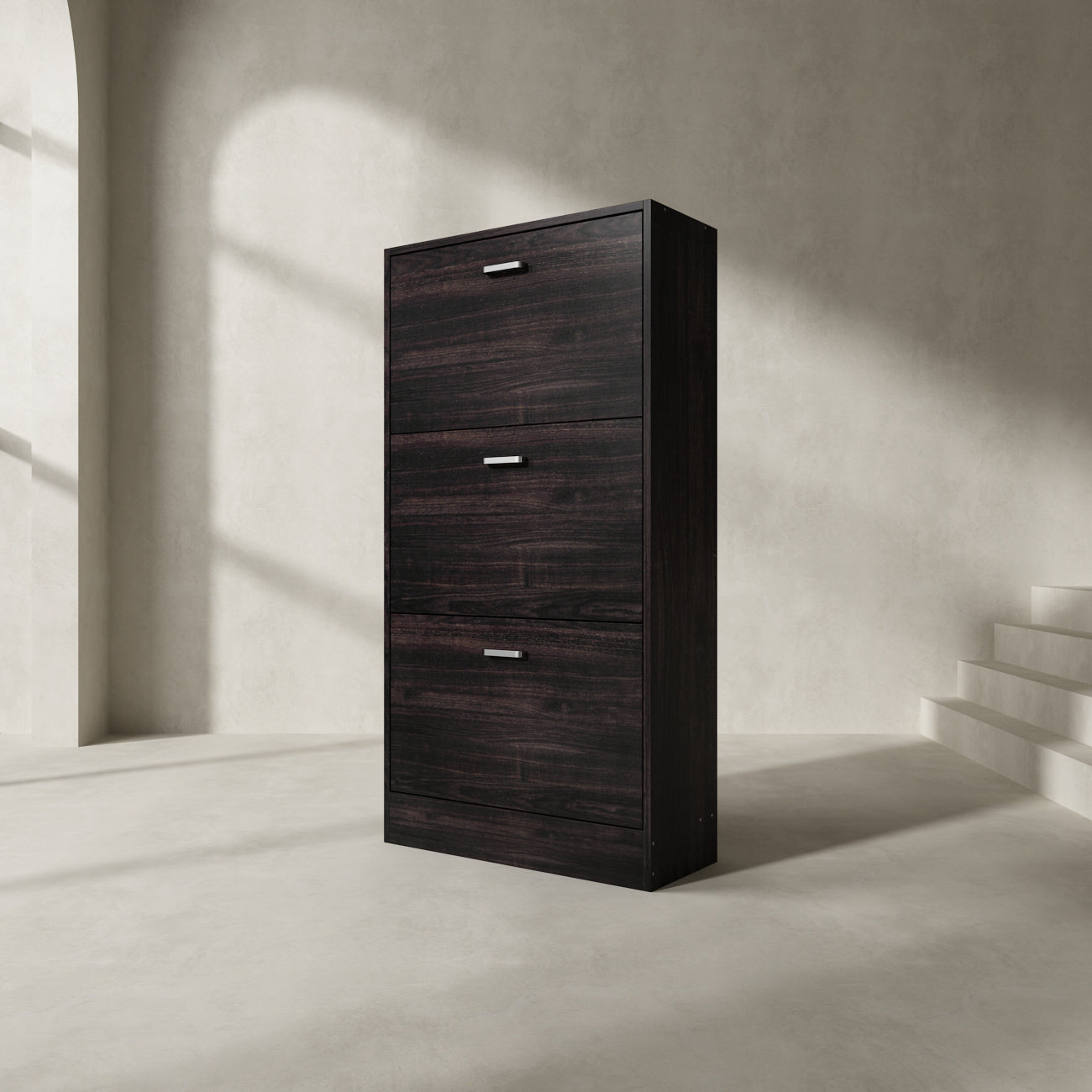 Shoe Cabinet with 3 Flip Drawers for Entryway Freestanding Shoe Rack Storage Organizer