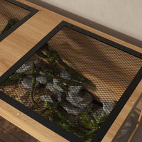 Natural Wood Reptile Terrarium 
