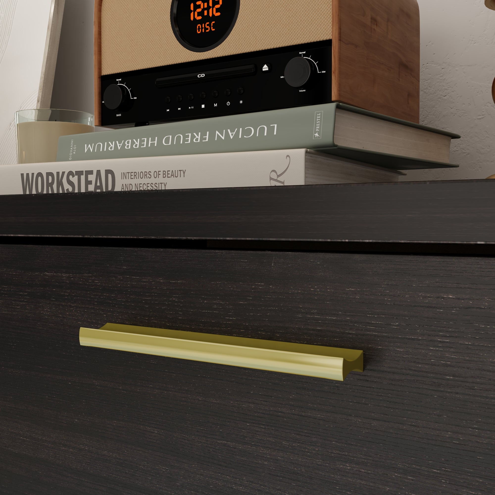 Modern Sideboard Double Dresser with 6 Drawers