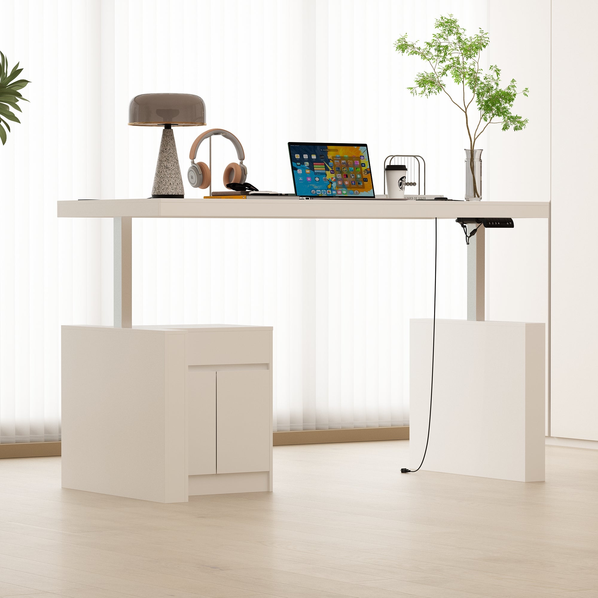 71'' W Height Adjustable Standing Desk