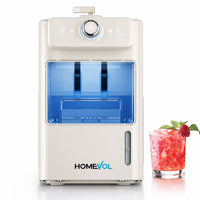 Homevol EVO1 Corded & Battery Powered Ice Maker with Self-Cleaning