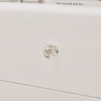 55.1" Modern White Double Dresser with Adjustable Lights