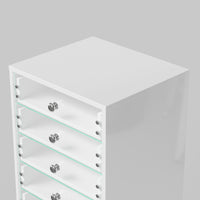 Modern Jewelry Cabinet with 7 Drawers 