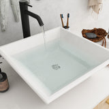 29.9 inches Modern Oak Bathroom Vanity Cabinet with White Stone Vessel Sink