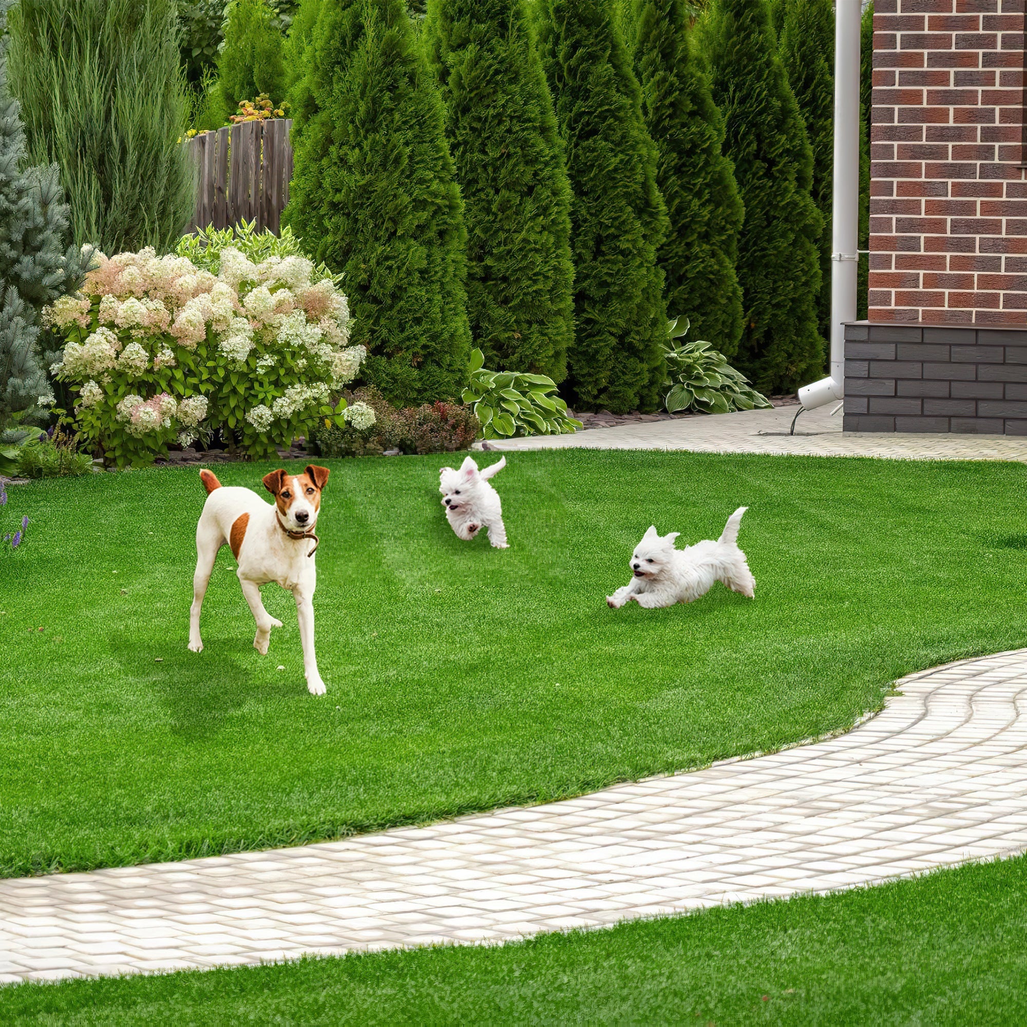 118.1" W Artificial Grass Turf Rugs and Rolls