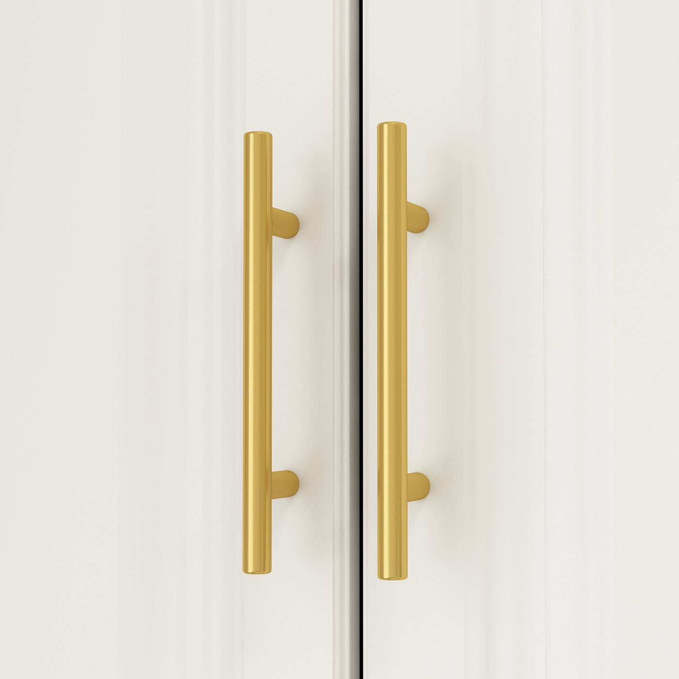 Family Cabinet Wardrobe Bedroom Armoire Home Closet 4 Doors and Drawers