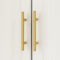 Family Cabinet Wardrobe Bedroom Armoire Home Closet 4 Doors and Drawers