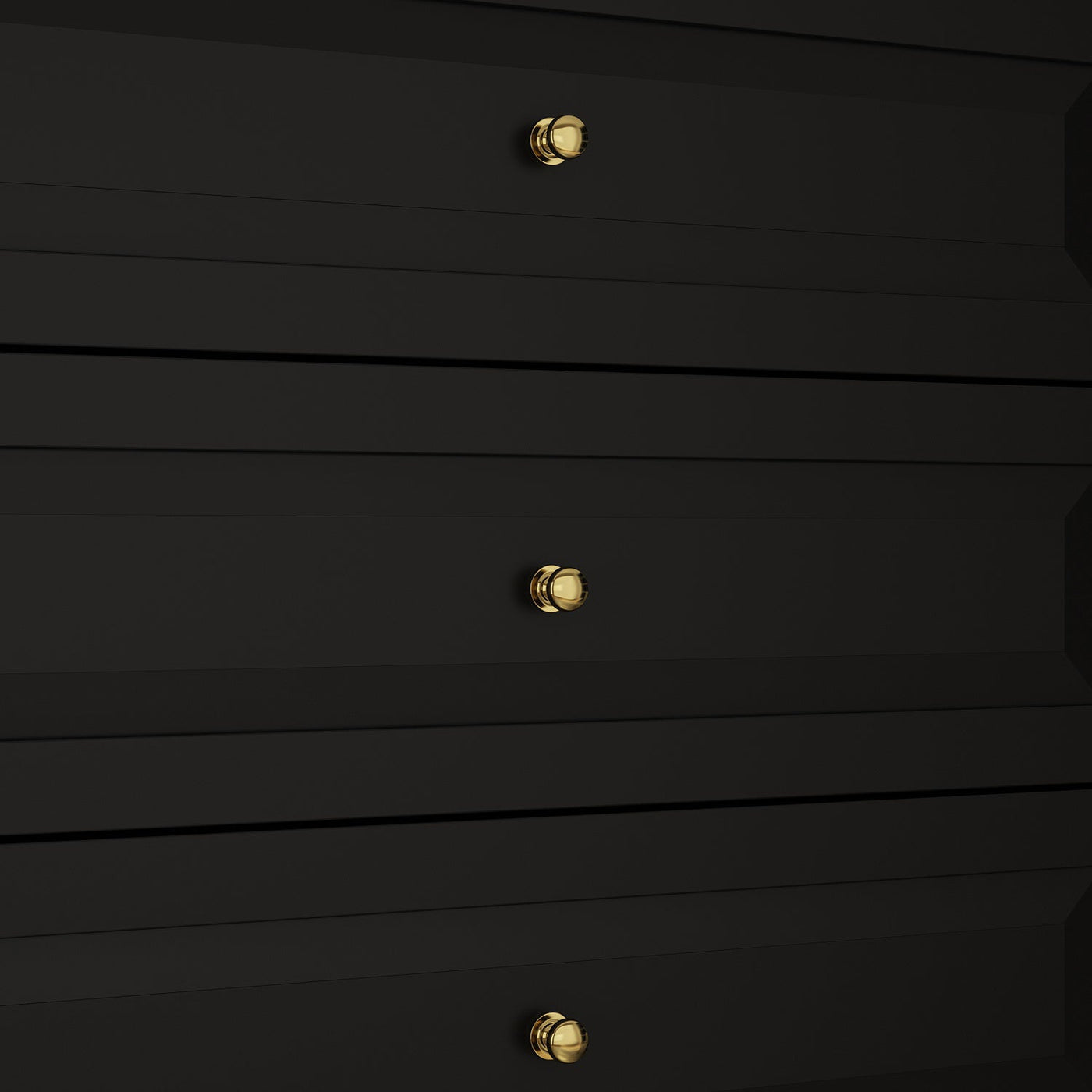 31.5" Modern Minimalist Black Modern Wood Cabinet Display Table Vertical 5-Drawer Dresser