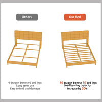 Low Profile Platform Bed With Modern Design, view 14