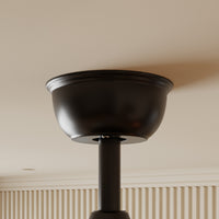 72" Modern Brown Ceiling Fan with 3 Wood Blades