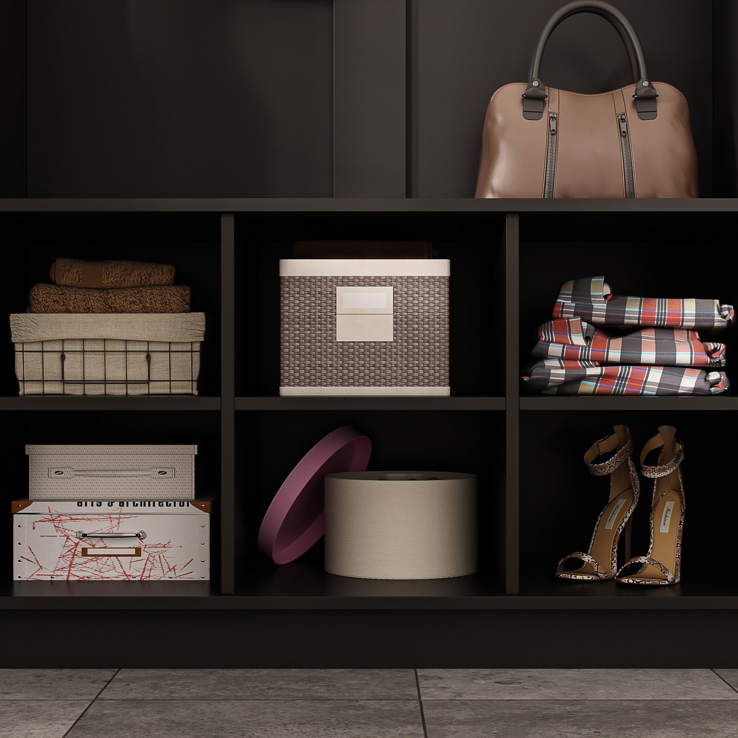 3 in 1 Hall Tree with Shoe Rack Entryway Coat Rack and Storage Bench