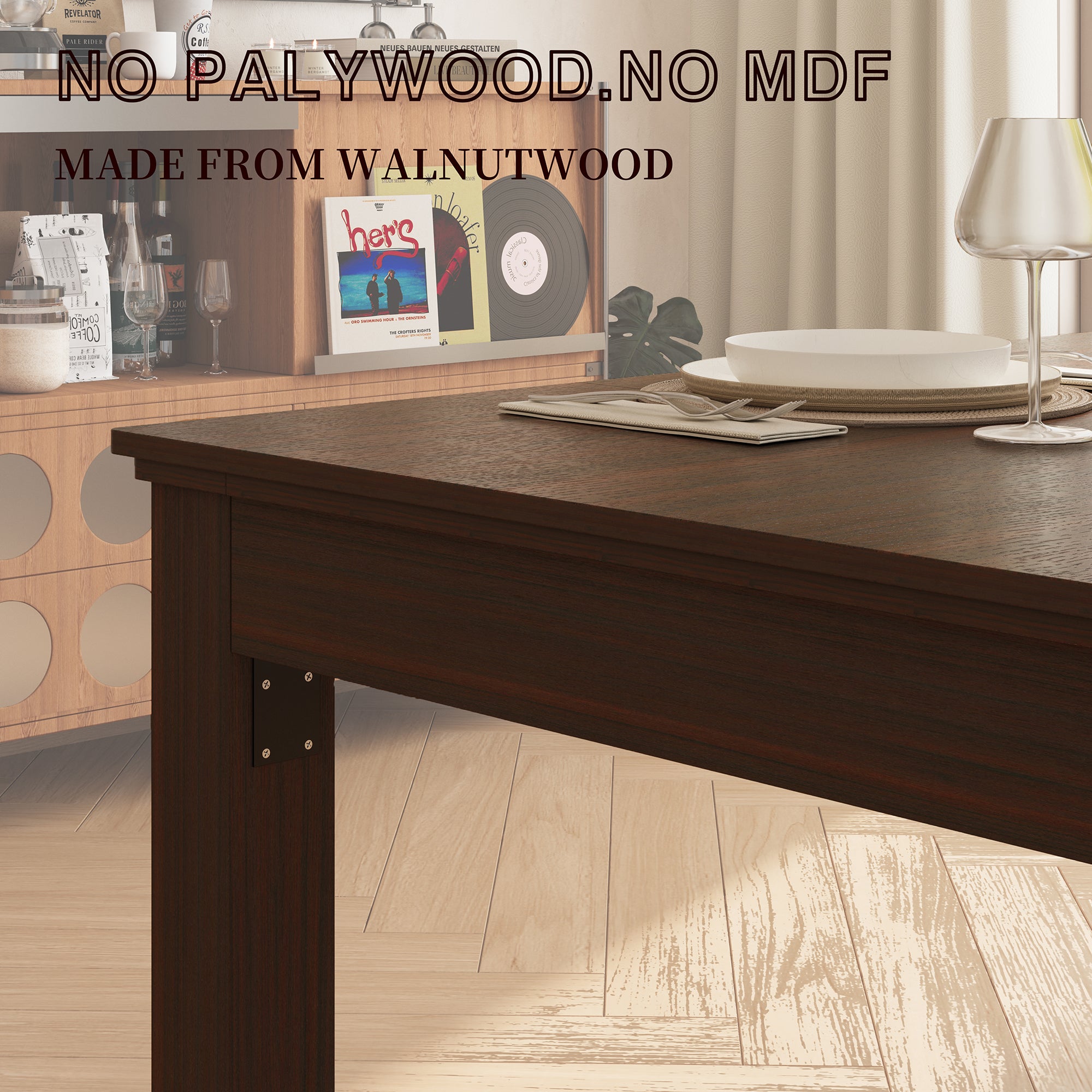 Brown Convertible Gaming and Dining Table