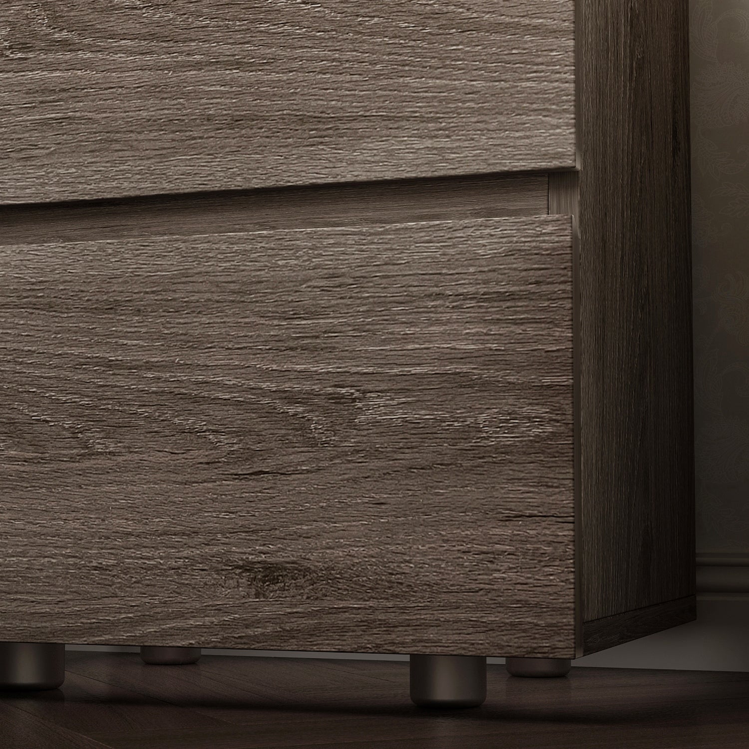 2-Drawer Chest Dresser Sideboard Night Table in Bedroom