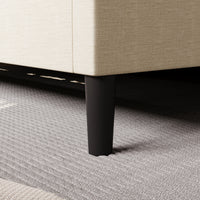Low Profile Platform Bed With Modern Design, view 9
