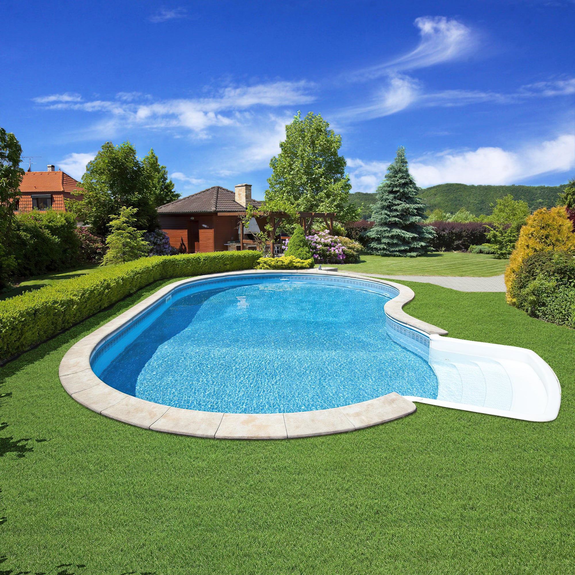 Artificial Grass Turf Lawn Indoor Outdoor Garden Lawn Landscape Synthetic Grass Mat