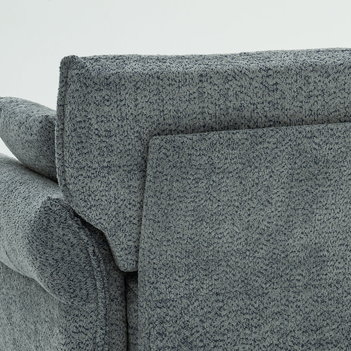 110.2" Modern Gray Sectional Sofa with Premium Fabric