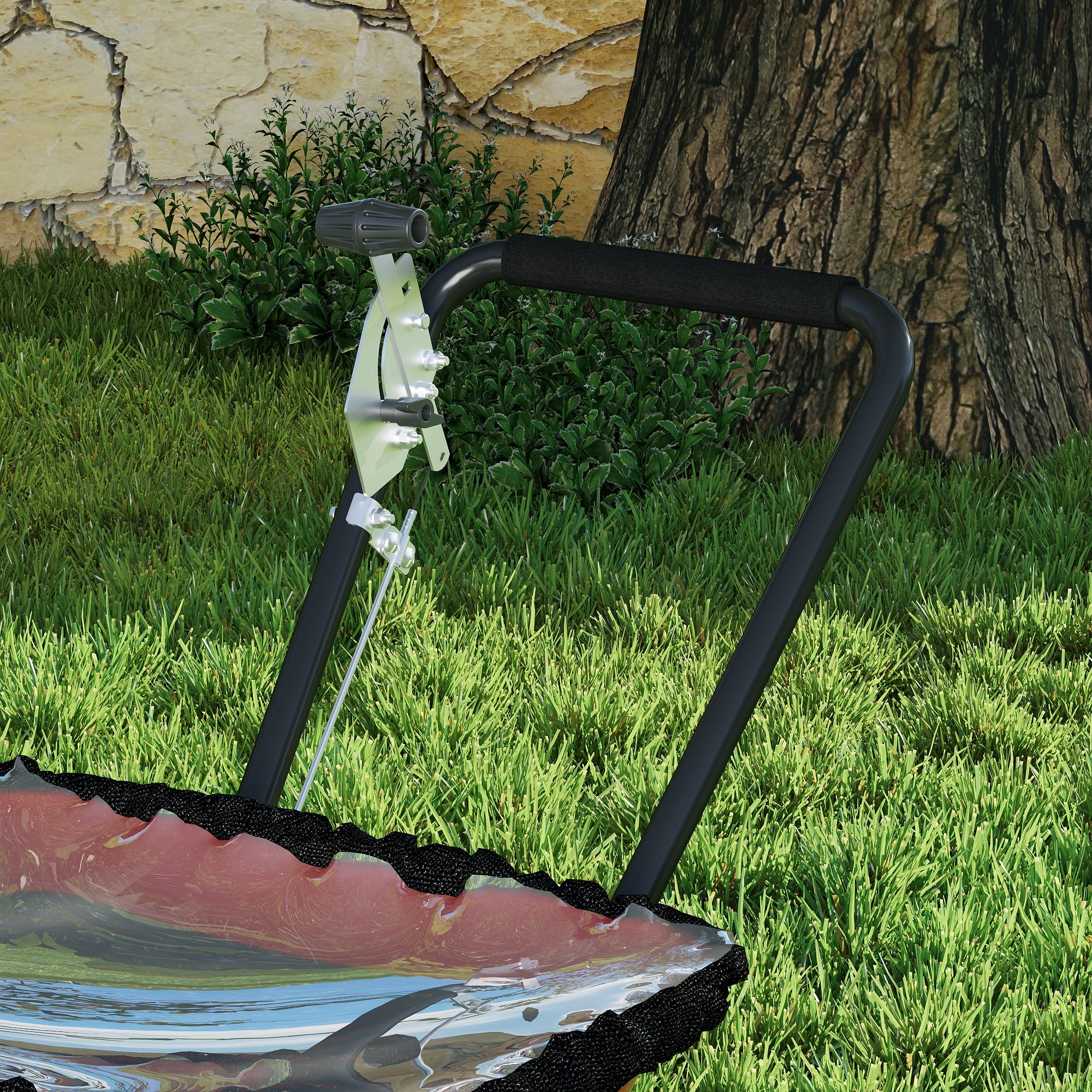 80 Lbs Adjustable Tow Behind Grass Seed & Fertilizer Spreader