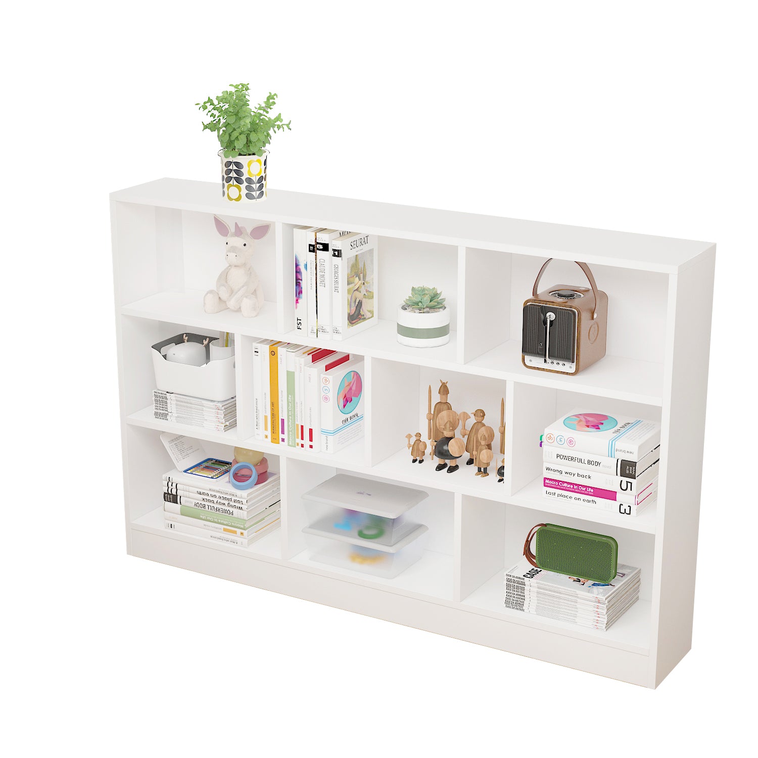 55.1'' W Cube Bookcase