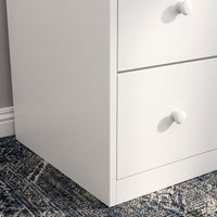 47.2" Modern White Nursery Storage Dresser Chest Changing Table