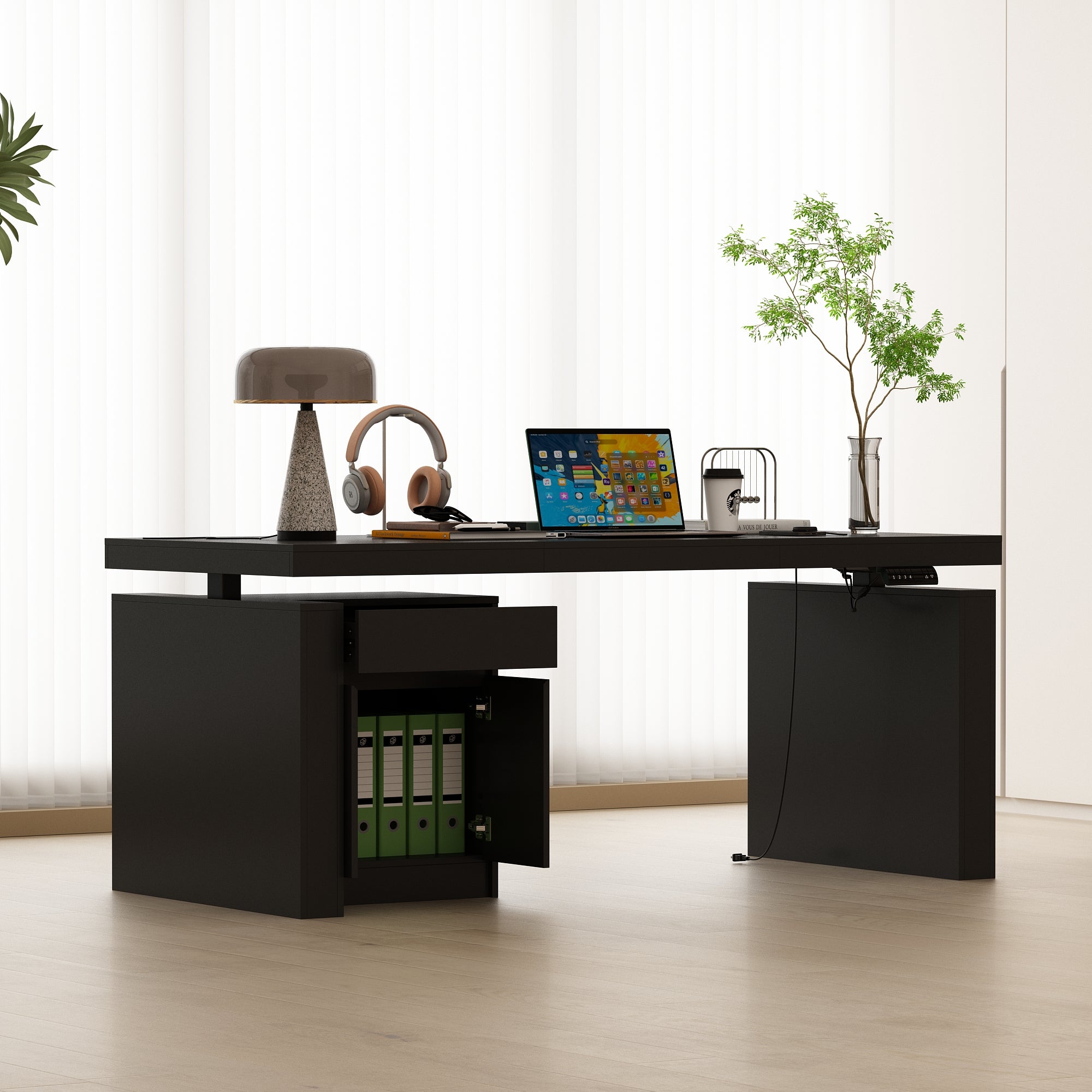 71'' W Height Adjustable Standing Desk