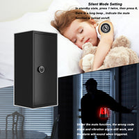 62" Modern Black Gun Safe Storage Cabinet with Sensor Light and Pistol Rack