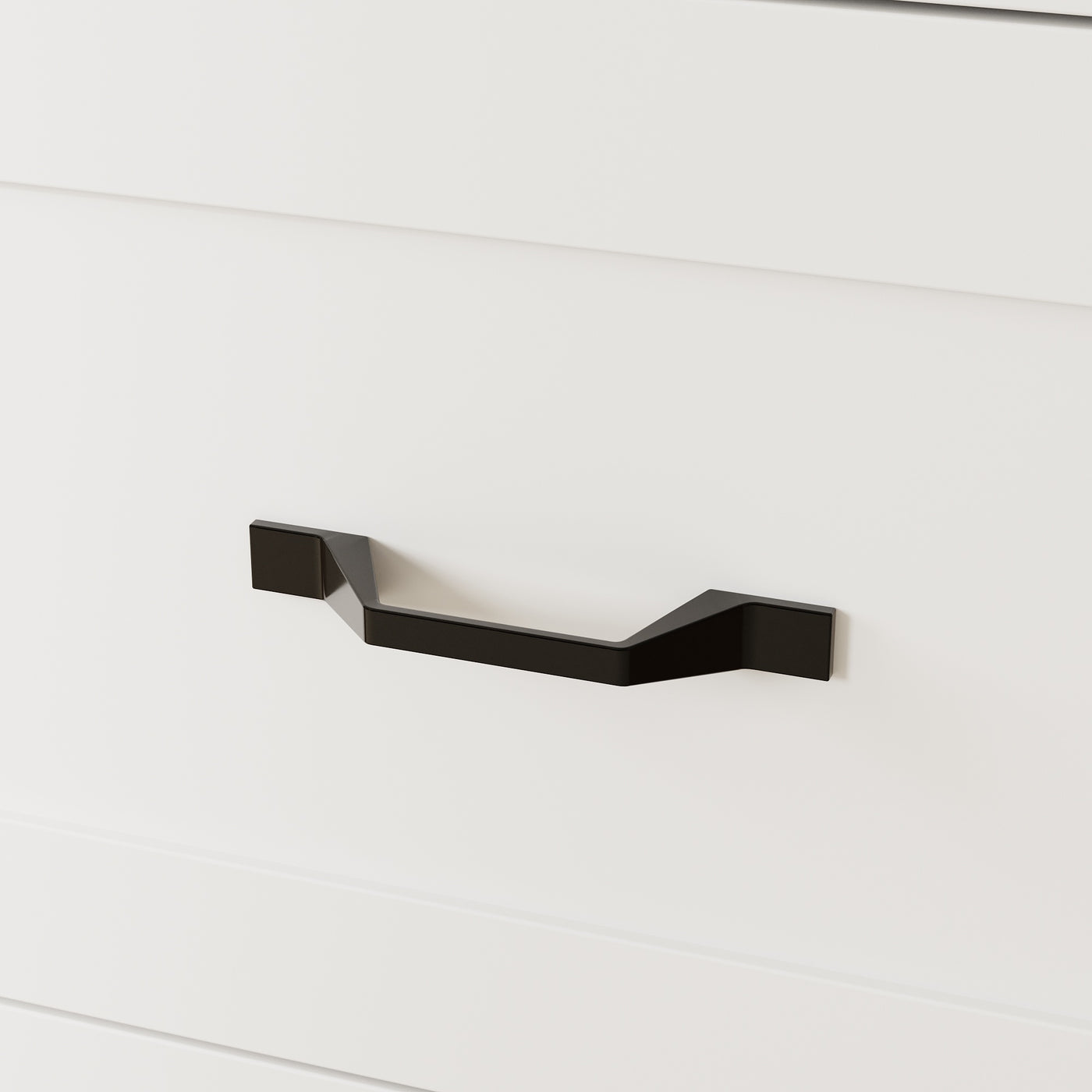 63" Modern White TV Stand Dresser with Hidden TV Lift & 9 Drawers