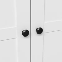 31.5'' Modern White EV Charger Cabinet with Cable Hooks, 2 Drawers and Storage Cabinet