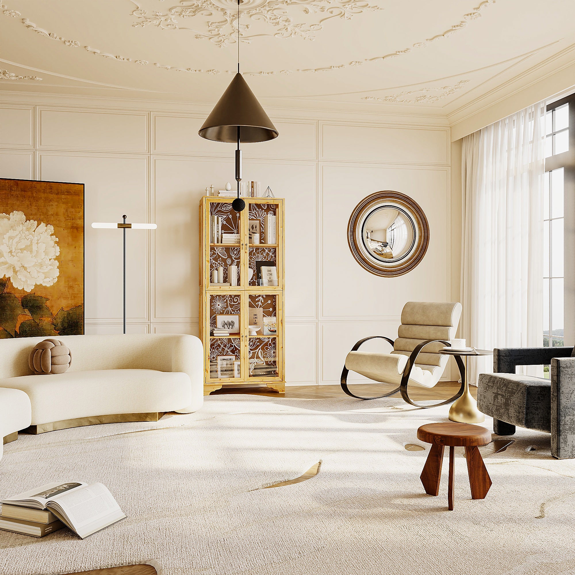 74.2”H China Cabinet