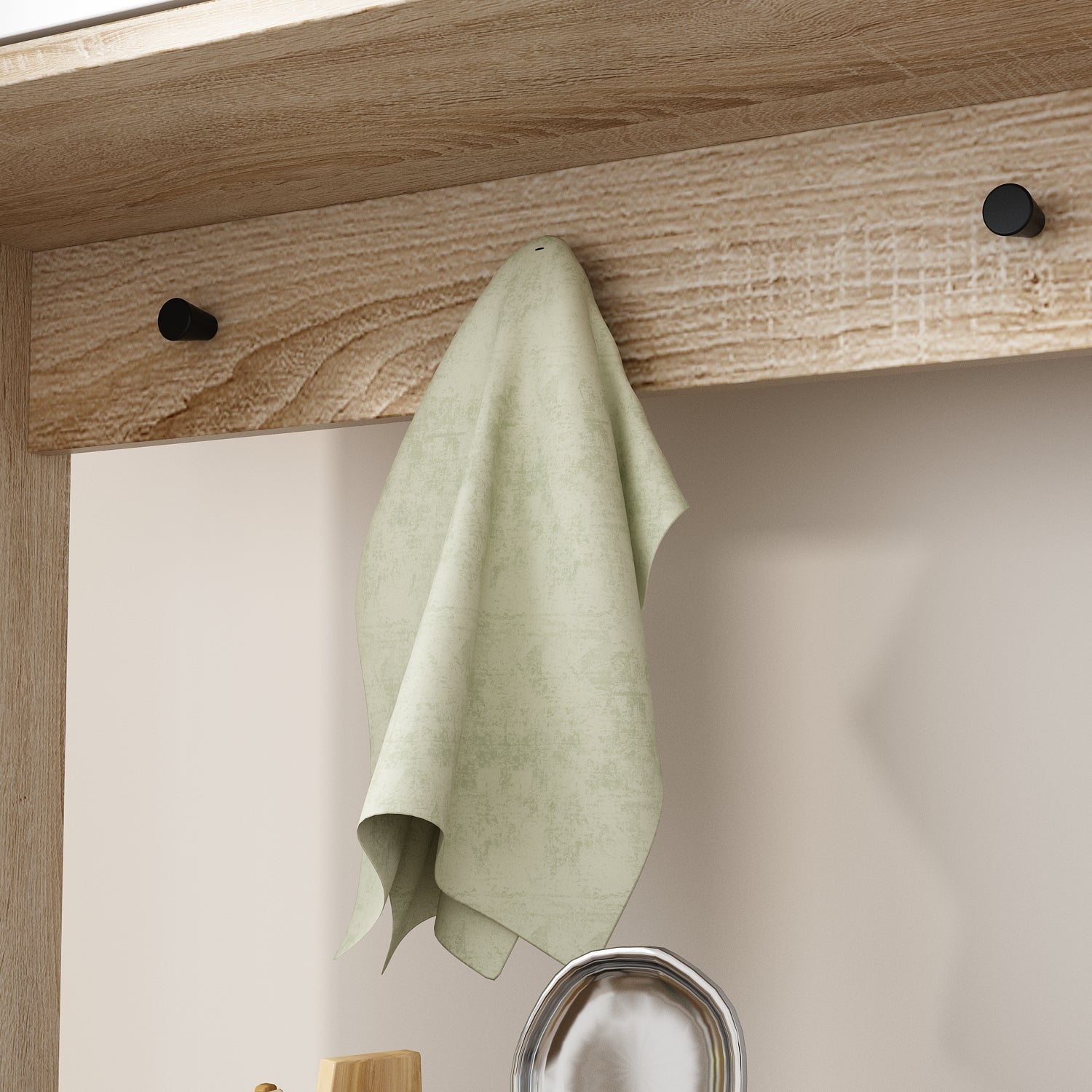 Storage Sideboard Cabinet Cupboard with Drawers and Glass Doors for Kitchen Organization