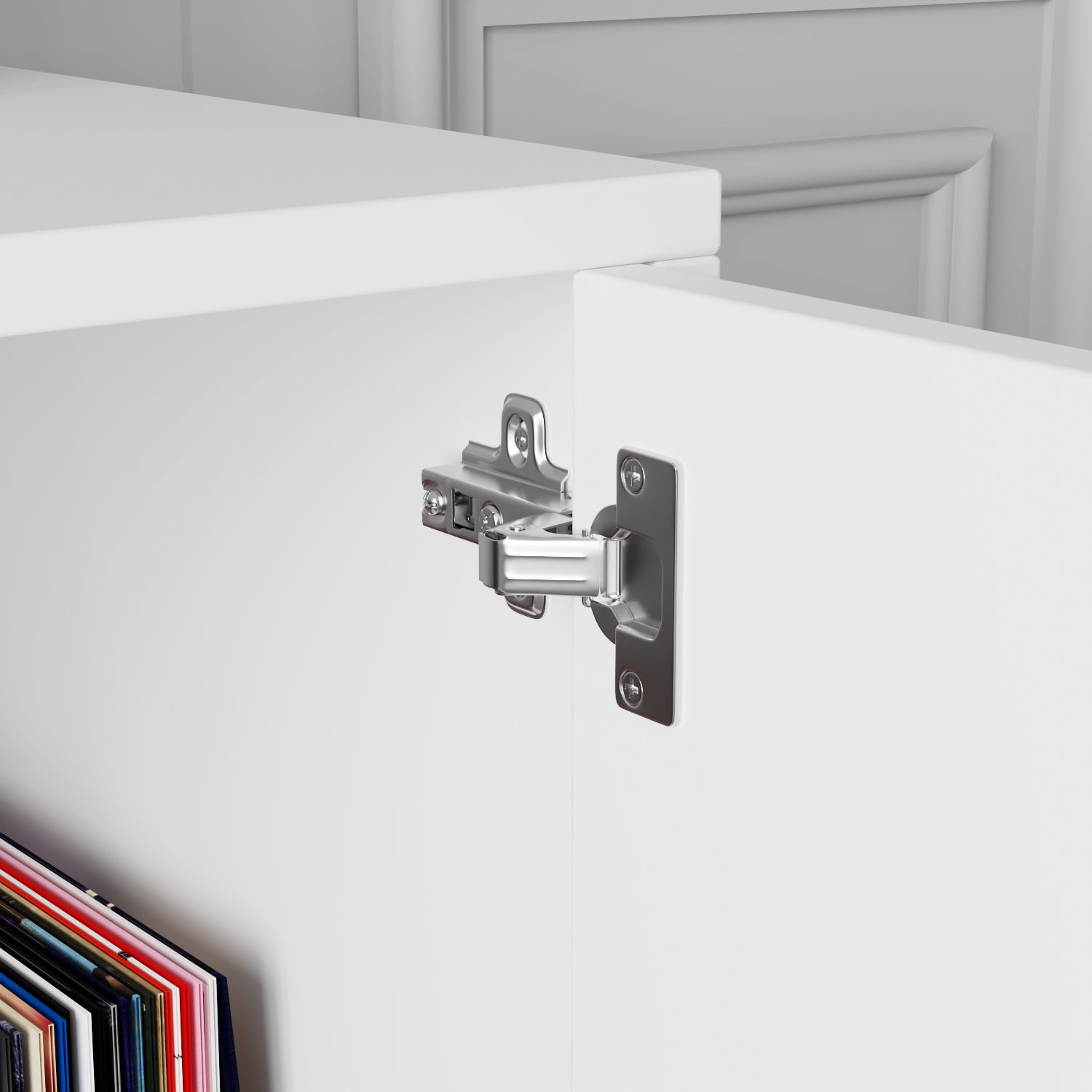 Morden TV Stand Storage Media Console Entertainment Center with Storage