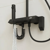 Black Shower System With LED Display Screen